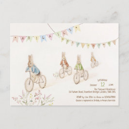 Budget Peter der Rabbit Bunny Gender Baby Dusche Postkarte