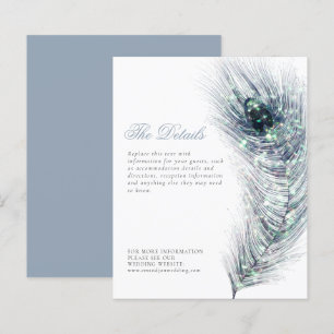 BUDGET Pfauenfederhalter Hochzeitdetails