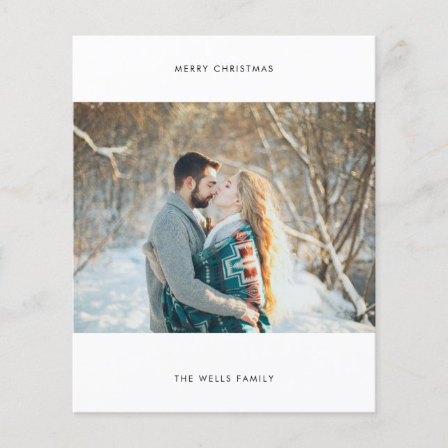 Budget Photo Christmas Card Flyer (Vorne)