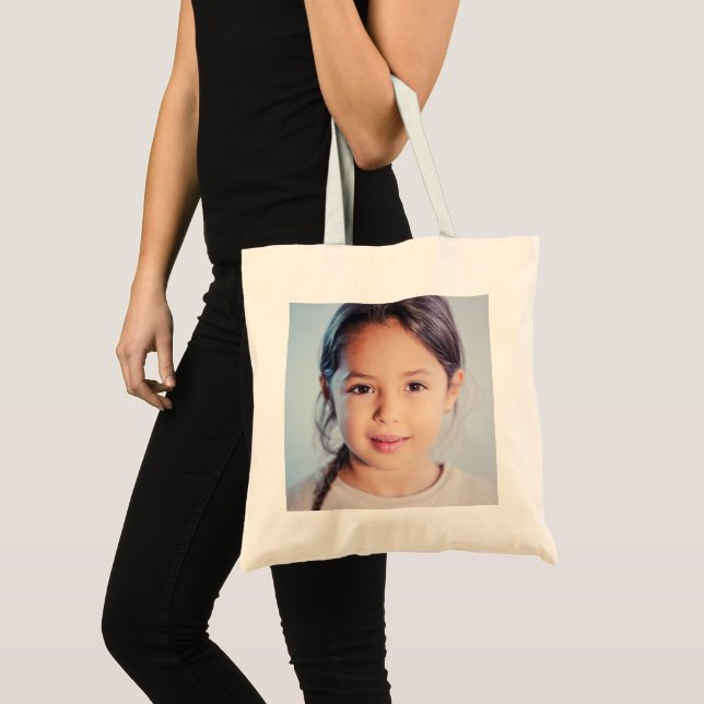 BUDGET PHOTO CUSTOM TOTE TRAGETASCHE (Vorderseite (Produkt))