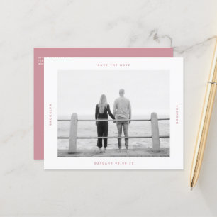 BUDGET Photo Mariage Enregistrer La Date Carte Pos