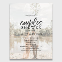 Budget Pinsel Skript Foto Couple Dusche Einladung