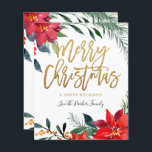 Budget Poinsettia Floral Frohe Weihnachten<br><div class="desc">** SATIN PAPIER IST PAPIERTHIN. AKTUALISIEREN SIE DAS PAPIER FÜR EIN BILD, KARTENPAPIER. HAT EINE OPTION FÜR ENVELOPES. *** Rette Geld für Einladungen mit dieser kleineren Einladung, die eine Option für Umschläge hat. Schicken Sie Ihren Feiertag mit Ihren Poinsettia Floral Frohe Weihnachtskarten. Hat Platz, um eine Urlaubsnachricht einzuschließen. Eine größere...</div>