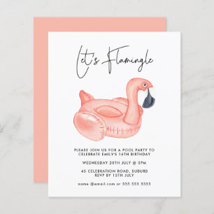 Budget Pool Party Flamingle Geburtstag