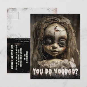 Budget Poupée Voodoo Adulte Halloween Invitation
