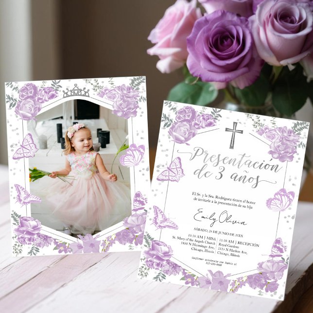 Budget Presentación 3 años Foto Einladung (Von Creator hochgeladen)