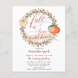 Budget Pumpkin Bridal Dusche Einladung