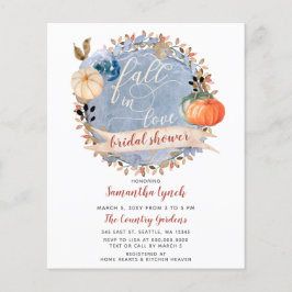 Budget Pumpkin Bridal Dusche Einladung