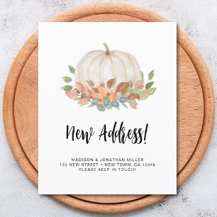 Budget Pumpkin Fall Mouncement Card