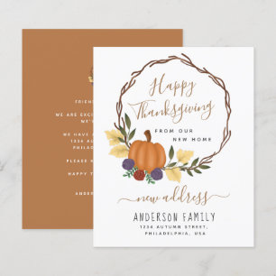 Budget Pumpkin Wreath neue Adresse Ankündigung