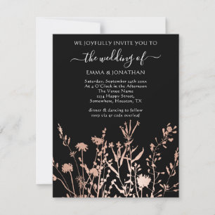 Budget QR CODE Blumenwiese Schwarz-weiß