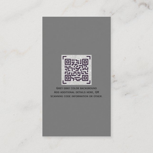 Budget QR Code Website UAWG Hotel Wedding Details Begleitkarte (Rückseite)