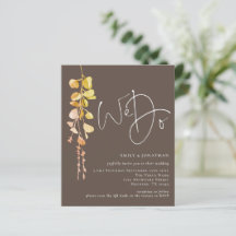 Budget QR Eukalyptus Earthy We Do Wedite Einladung