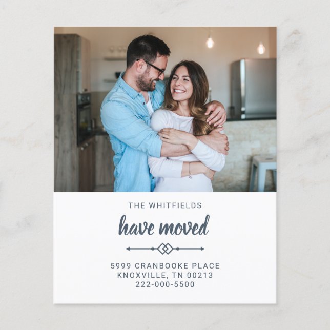 Budget que nous avons déplacé carte de déplacement (Devant)