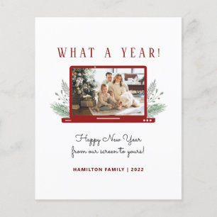 Budget Quel An Simple Carte photo Nouvel An