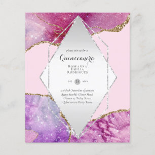 BUDGET QUINCEANERA - AGATE Funkeln Glamourös Chic Flyer