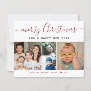 Budget Red FroChristmas 5 Familie Foto Collage