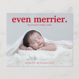 BUDGET Red noch Merrier New Baby Foto Collage