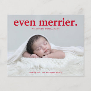 BUDGET Red noch Merrier New Baby Foto Collage