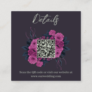 Budget Romantic Gothies QR-Code Details Begleitkarte
