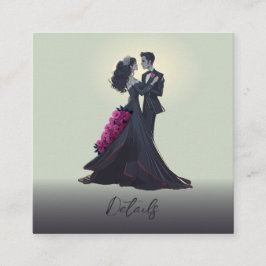 Budget Romantic Gothies QR-Code Details Begleitkarte