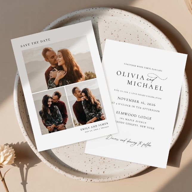 Budget Romantic Script Boho Wedding Foto lädt ein (Von Creator hochgeladen)
