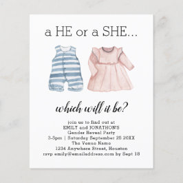 Budget Romper Kleid He she Gender Offenlegung Einl