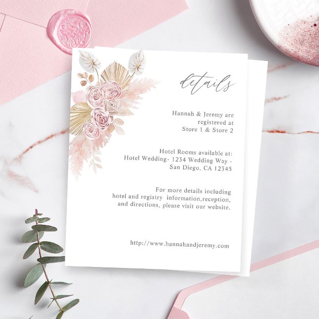 Budget Rosa Boho Blumendetails (Von Creator hochgeladen)