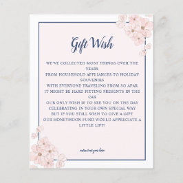 BUDGET Rosa Glitzer Navy Blumenzauberei