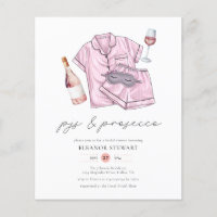 Budget Rosa PJs & Prosecco Brautparty