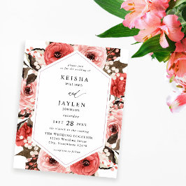 Budget Rosa und Rosa Blumenzehen 2 Flyer