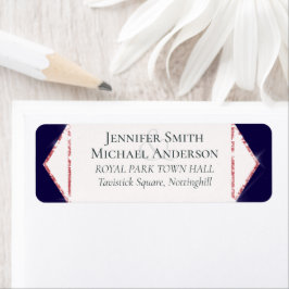 Budget Rose Gold Glitzer Foil Look Hochzeit