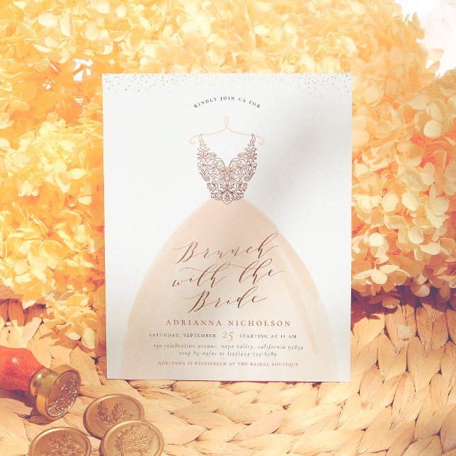 Budget Rose Gold Wedding Dress Brautparty (Von Creator hochgeladen)