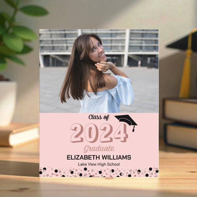 Budget Rose Script Foto Abschluss Ankündigung (Von Creator hochgeladen)