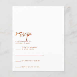 BUDGET RSVP Card Flyer