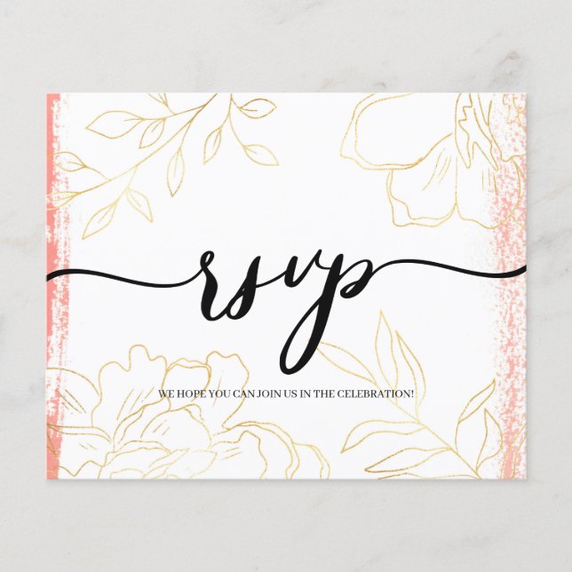 BUDGET/ RSVP Card-Flyer. Flyer (Vorne)