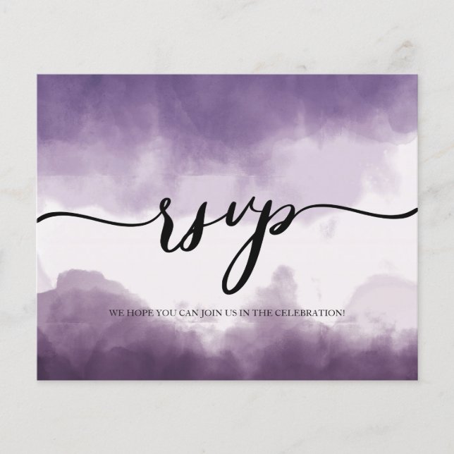 Budget/RSVP-Karte. Flyer (Vorne)