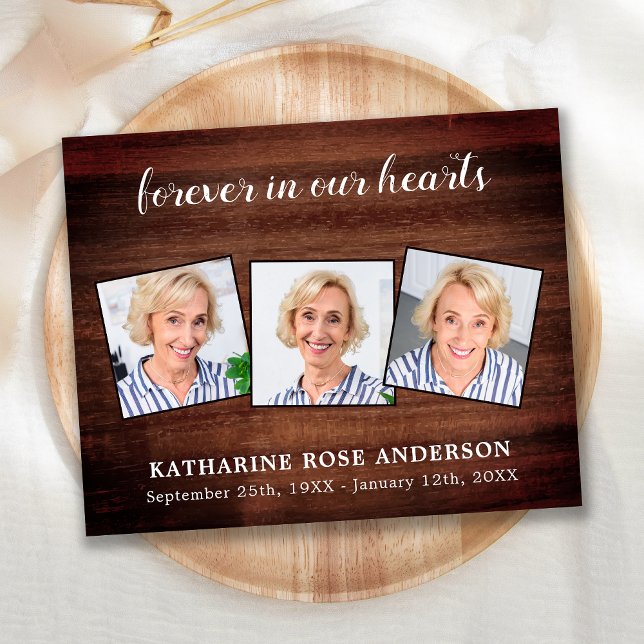 Budget Rustic Beerdigung Danke Beileid 3 Foto (Von Creator hochgeladen)