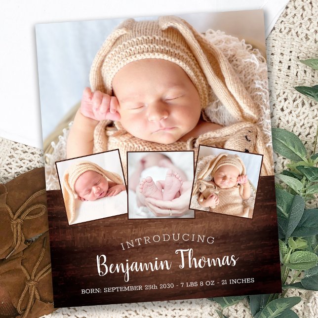Budget Rustic New Baby 4 Foto Birth Danke (Von Creator hochgeladen)