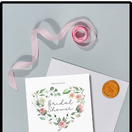 Budget Rustikale Elegance Blush Brautparty Einladu Flyer