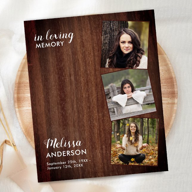 Budget Rustikale Feier des Life Foto Gedenkstätte (Von Creator hochgeladen)