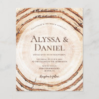 Budget Rustikale Hochzeitsholzkörner