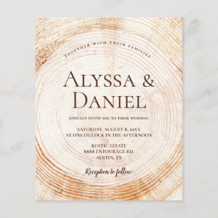 Budget Rustikale Hochzeitsholzkörner