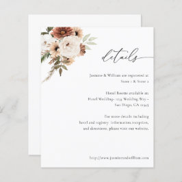 Budget Rustikale neutrale Boho Blumendetails S2