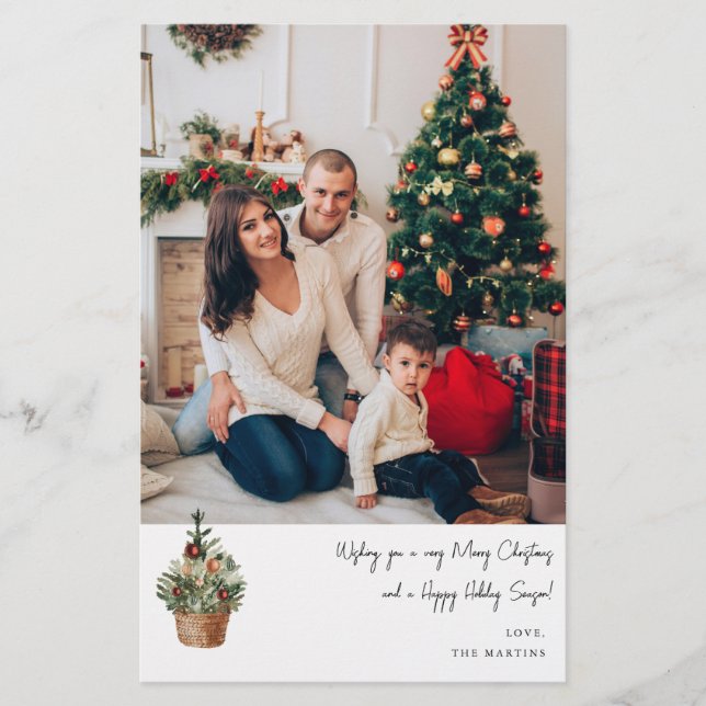 Budget Rustikaler Weihnachtsbaum V Note Foto MED Flyer (Vorne)