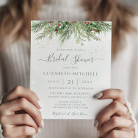 Budget Rustikales Winter Greenery Brautparty Einla