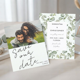 Budget Sage Green Foto Save the Date