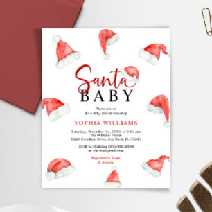 Budget Santa Baby Weihnachtsdusche Einladung