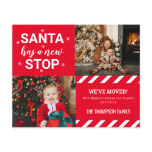 BUDGET Santa hat neues Stopp Weve Moved Foto Movin