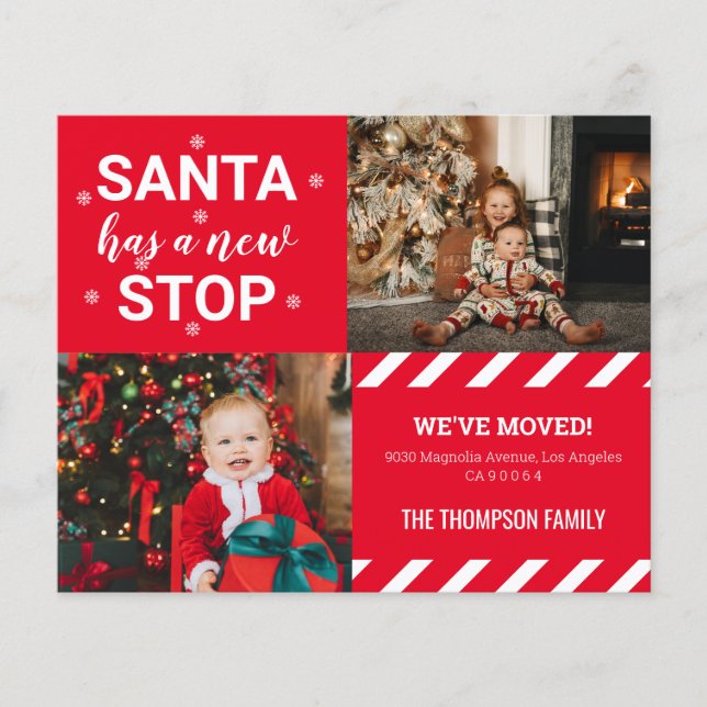 BUDGET Santa hat neues Stopp Weve Moved Foto Movin (Vorderseite)